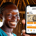 **

A smiling person in Benin using a smartphone app (like Wise or WorldRemit) to send money to a family member abroad.  Focus on the convenience and ease of the app interface.  Include a visual of a currency exchange rate displayed clearly. The background hints at a modern, connected Africa.

**