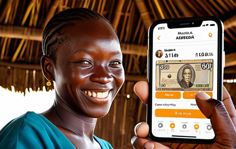 **

A smiling person in Benin using a smartphone app (like Wise or WorldRemit) to send money to a family member abroad.  Focus on the convenience and ease of the app interface.  Include a visual of a currency exchange rate displayed clearly. The background hints at a modern, connected Africa.

**